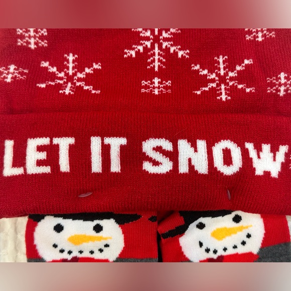 NWT Legale Ugly Christmas Party Collection Men’s Ugly Christmas Hat & Socks Set! - Picture 3 of 8